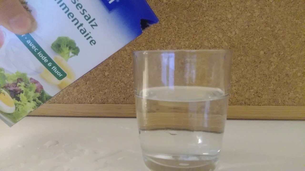 Wie Lange Dauert Es Bis Man Von Salzwasser Kotzt Wie macht man Salzwasser? - YouTube