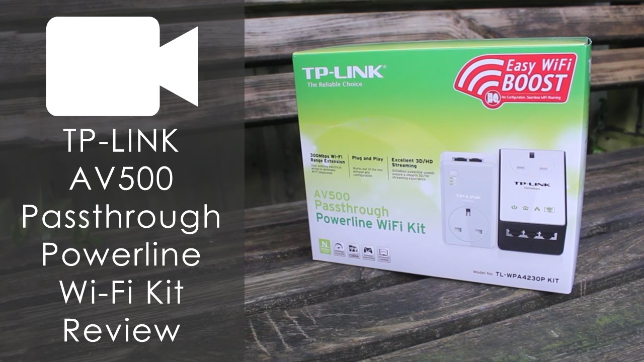 TP-LINK AV500 Passthrough Powerline WiFi Kit Review - YouTube
