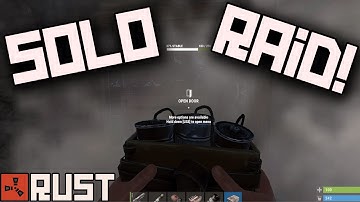 SATCHEL CHARGE REVENGE RAID! Rust Solo Survival Gameplay #33