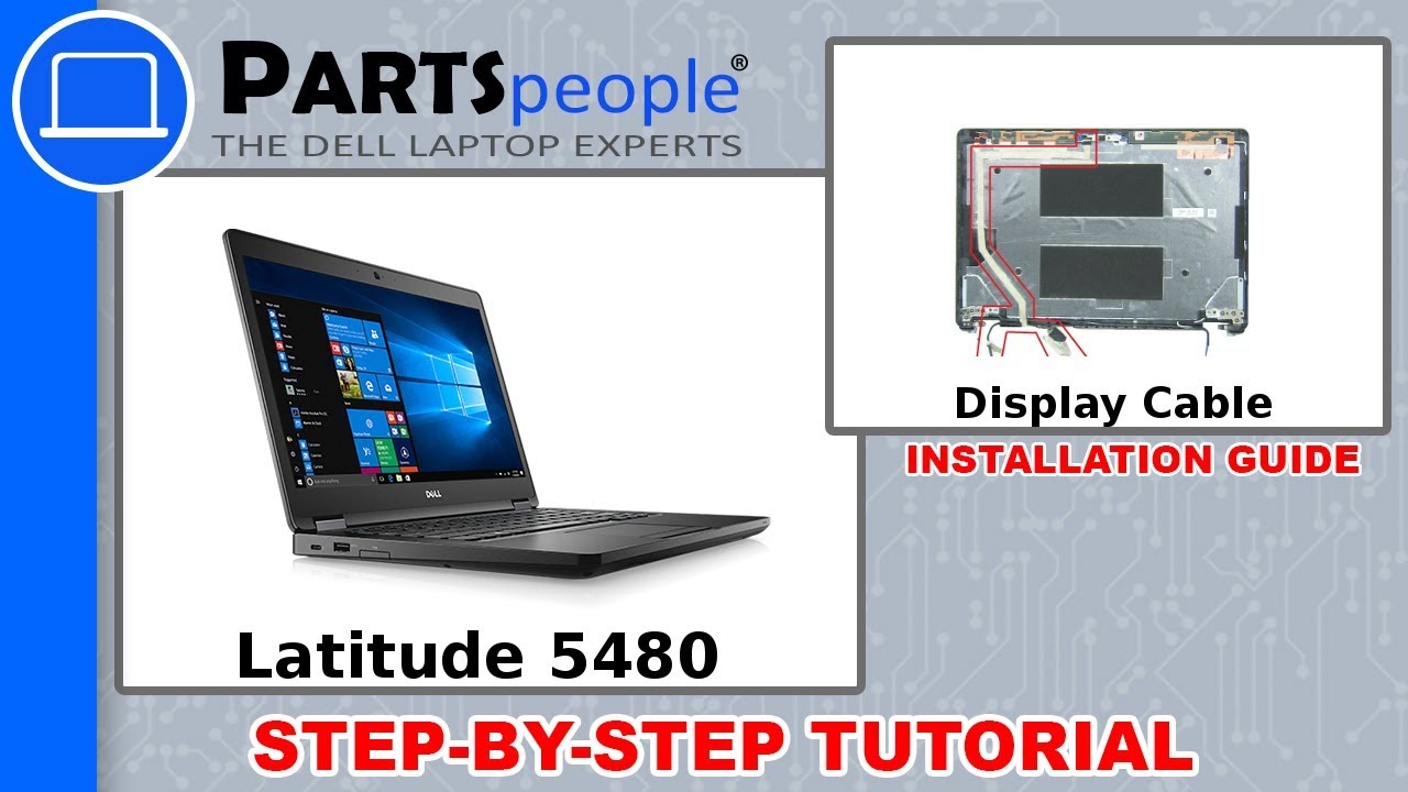 Dell Latitude 5480 (P72G001) Display Cable How-To Video Tutorial