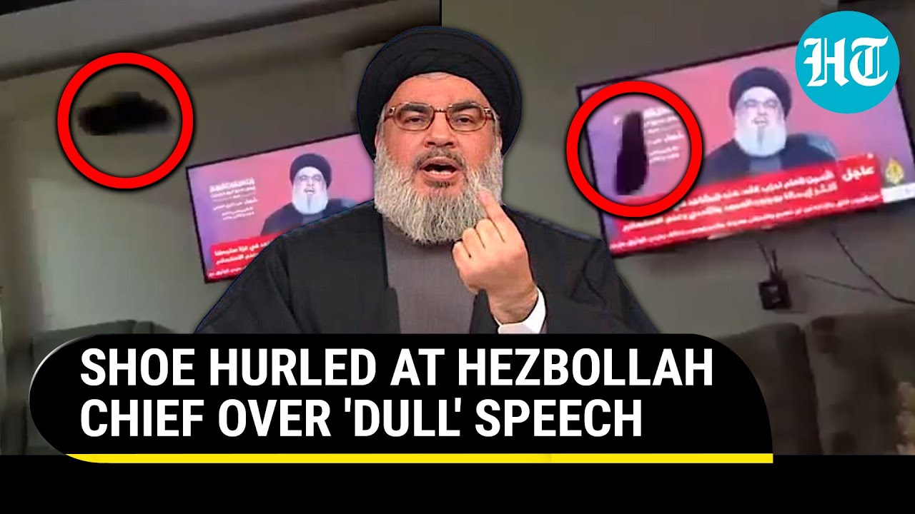 Hezbollah Chief s No War Declaration Upsets Supporters Shoe Hurled hezbollah-chief-s-no-war-declaration-upsets-supporters-shoe-hurled