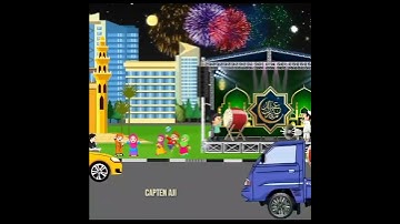 Animasi pawai takbiran keliling 2023#shorts#shortsvideo #shortsfund