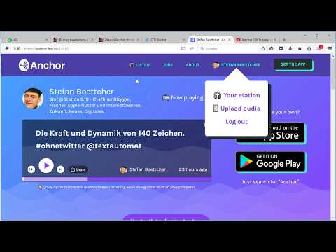 Anchor.fm  Micro-Podcasting - Mach dein eigenes Radio!