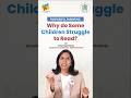 Why Do Some Children Struggle to Read? | Learning Gaps Explained #YtShorts #Shorts #Edwise