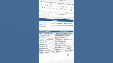 Así se ordenan los nombres en Excel en tan solo 2 segundos 😍 #excel #copilot