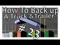 My Trucking Skills Tip#23 - Backing 53' Trailer With Guide Lines