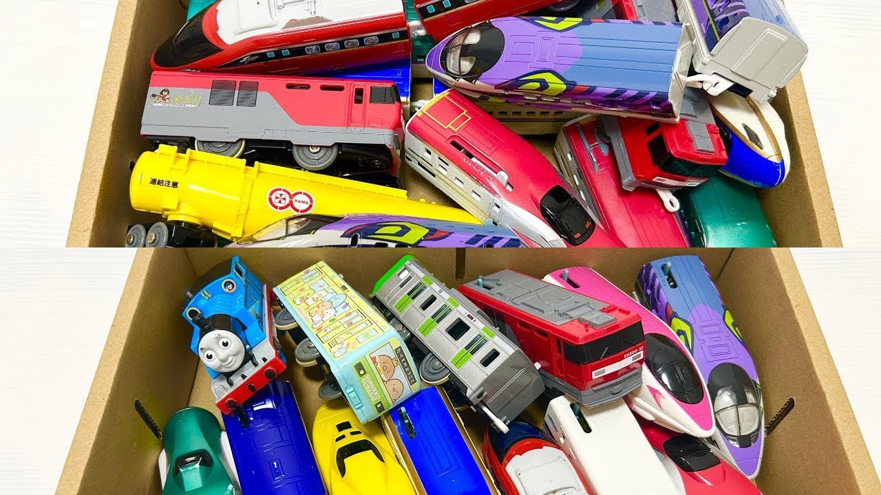 【30分】プラレールの電車、新幹線をチェックして走行テスト。ロングver