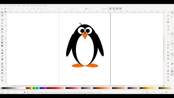 Membuat Gambar Penguin Sederhana Menggunakan Inkscape