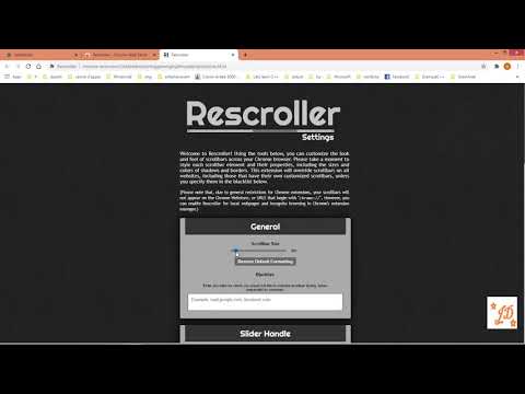 TUTO(EN)Adjust Scrollbar in Google Chrome
