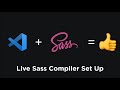 Configuration facile du compilateur visual studio code live sass