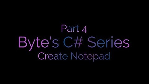 C# WinForms - Create Code Editor Part 4
