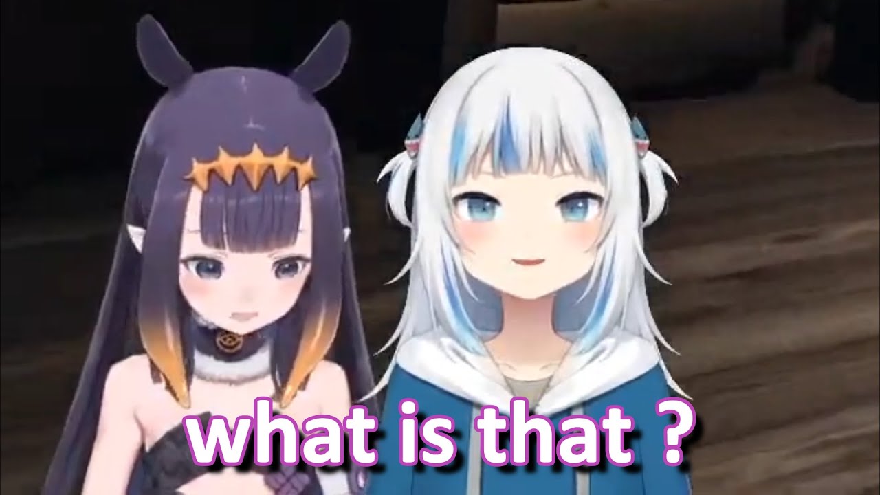 Ina's cute frightened voice