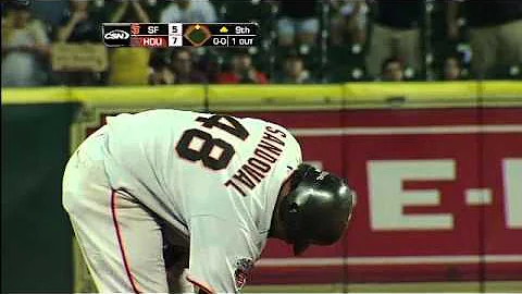 2011/08/20 Sandoval's two-run double