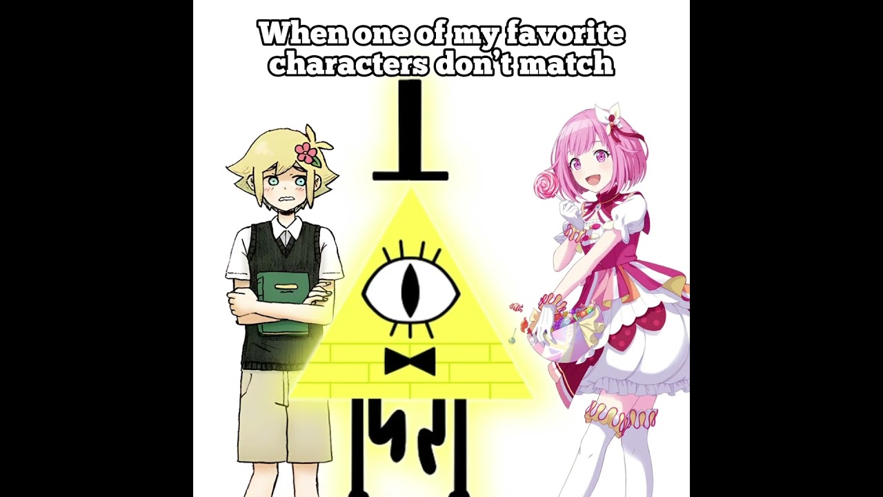 when your fav characters don't match.. 