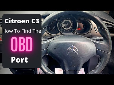 How To Find OBD Port - Citroen C3