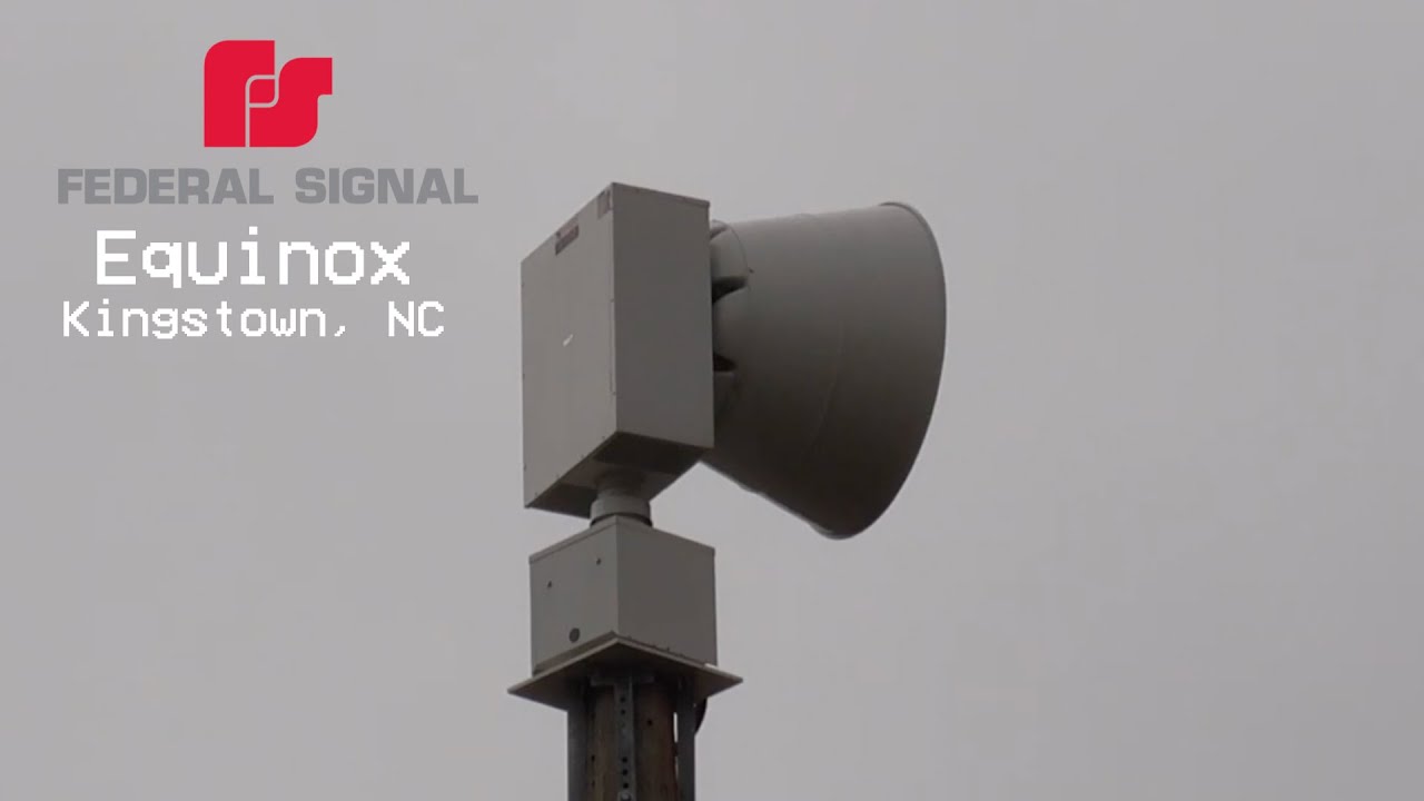 Siren Test | Federal Signal Equinox - Full Attack | Kingstown, NC | 3/2/24