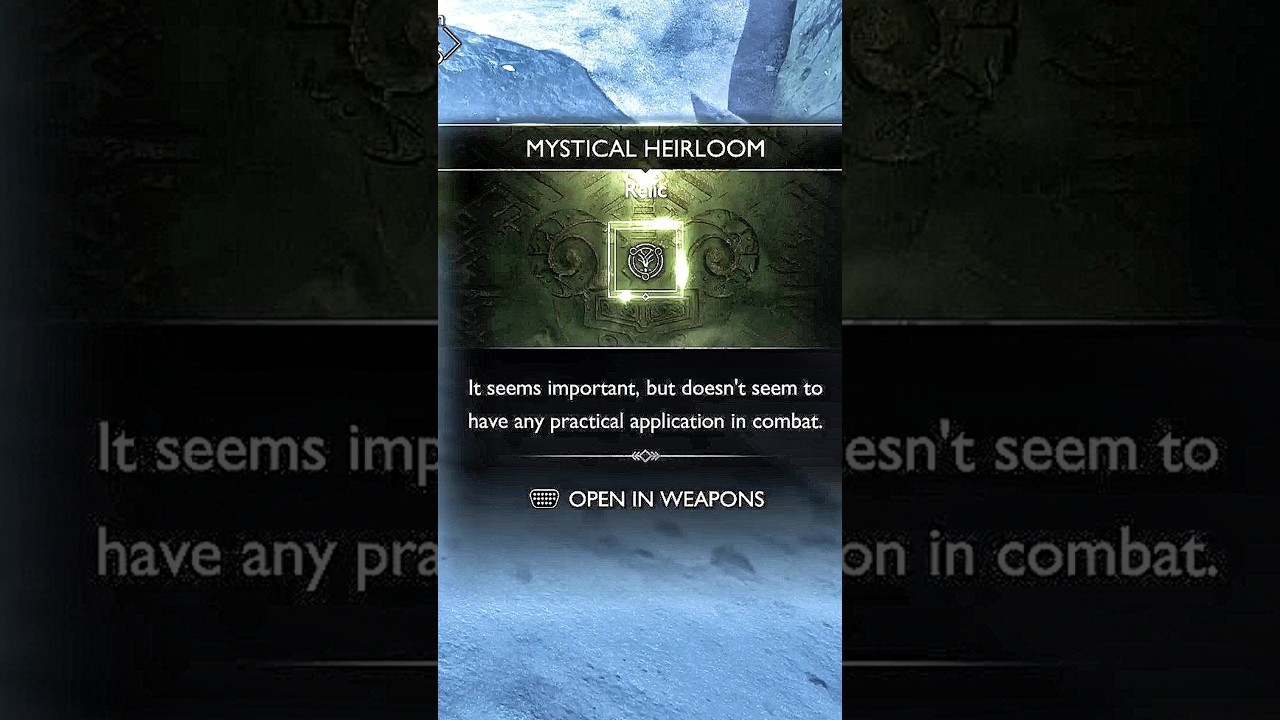 where & how to get mystical heirloom relic 