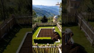 Mountain Hidden Bunker Build | Underground Construction Timelapse in Cabin Backyard