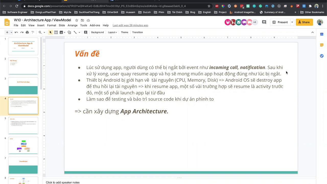 [Week10] Android Architecture - ViewModel - YouTube