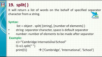 Unit 2 II Chapter 8  II  Working with Strings in Python || String functions in Python II Part 4