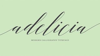 Adelicia Script Font Free Download