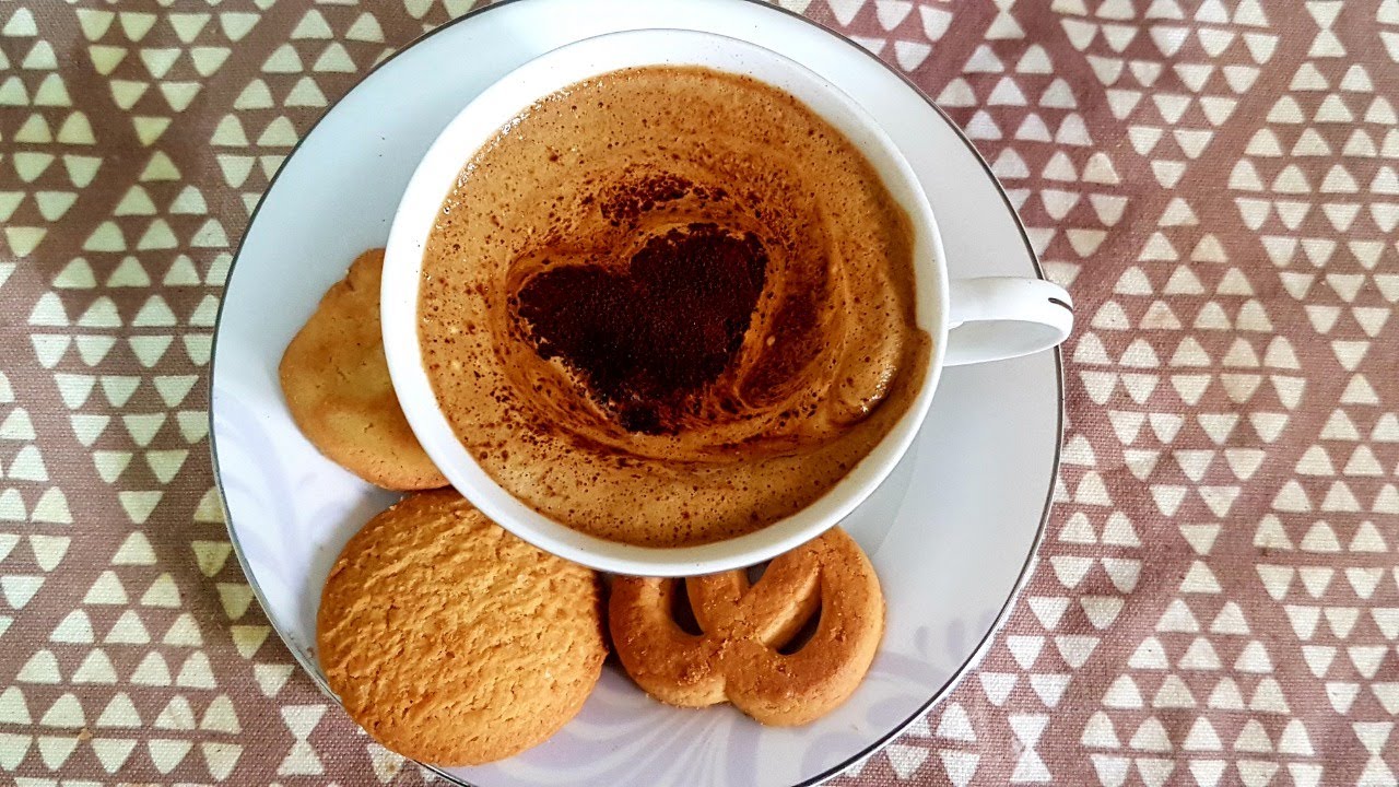 How to make Fluffy Cappuccino coffee Quick & Easy Recipe at Home YouTube