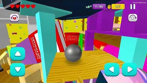 Nifty Toys Rolling Ball - Gameplay Walkthrough Part 1 Tutorial Going Balls In Kids Room Playhouse