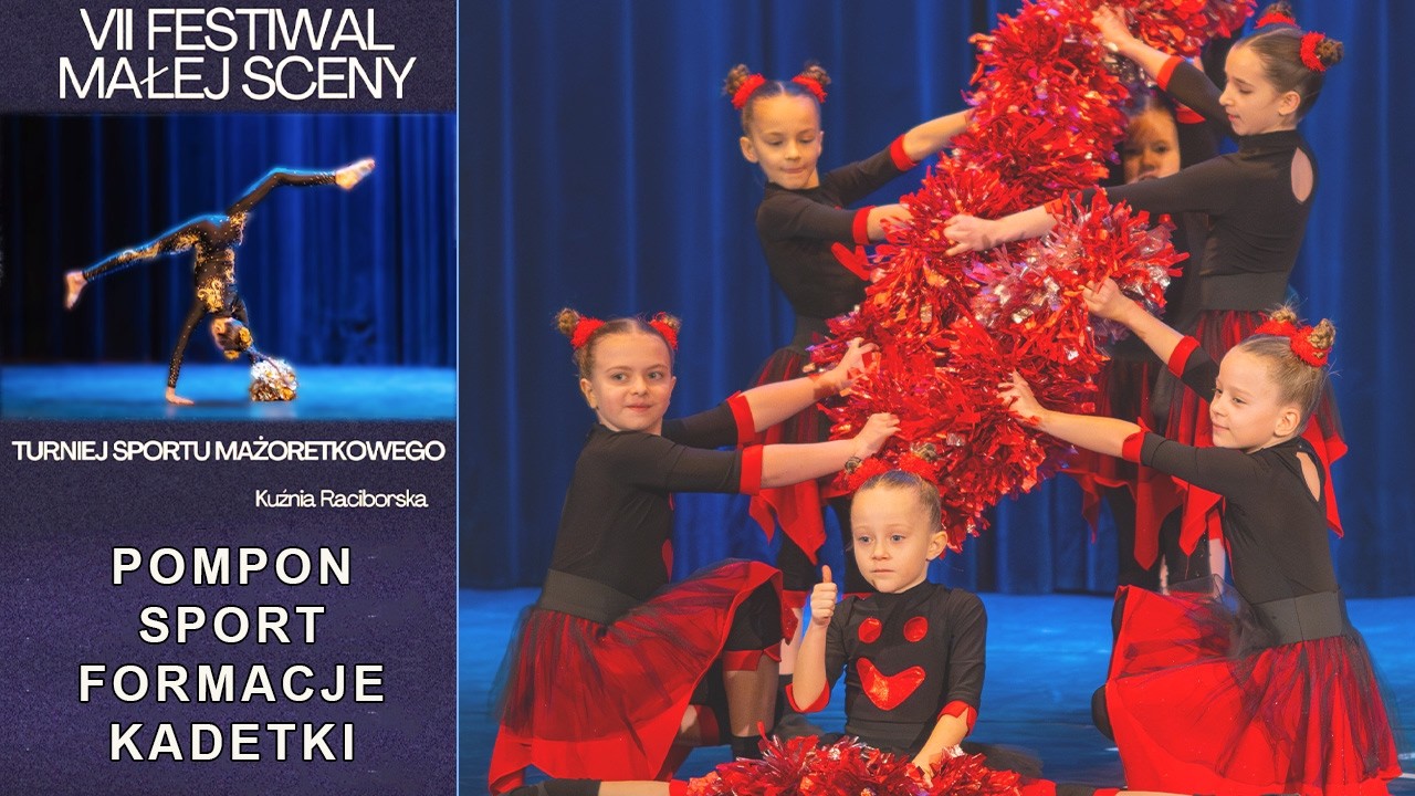 POMPON SPORT MINI FORMACJE KADETKI - APLAUZ / MARKLOWICE - Kuźnia Raciborska 2024 | PL - MS058