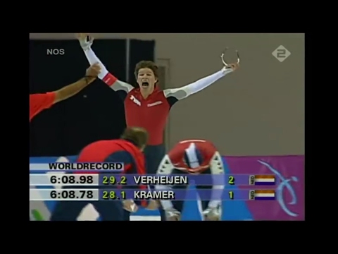 Sven Kramer 5000m - 6:08.78 (WR) Salt Lake City 2005