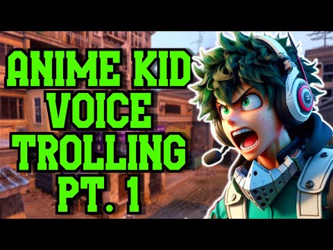 Anime Kid Voice Trolling in Call of Duty Pt 1