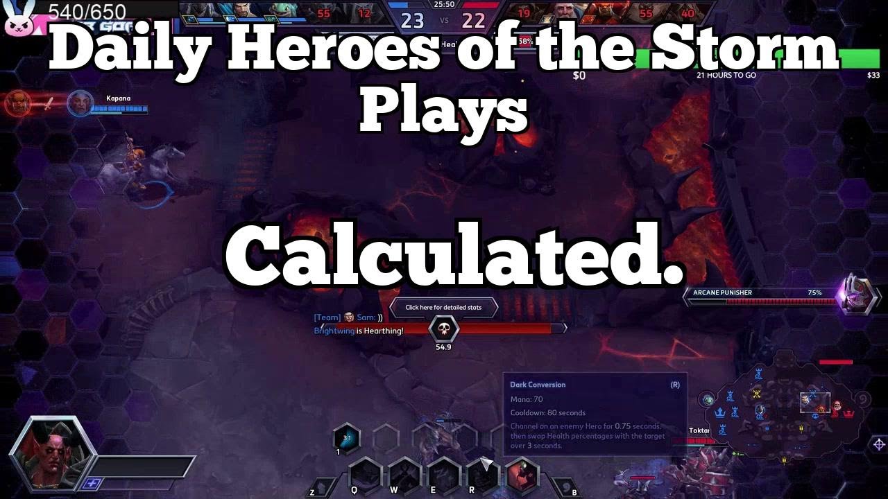 Daily Heroes of the Storm Plays: Calculated.