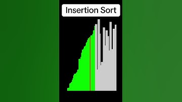 Insertion Sort Visualized 🎥🔊