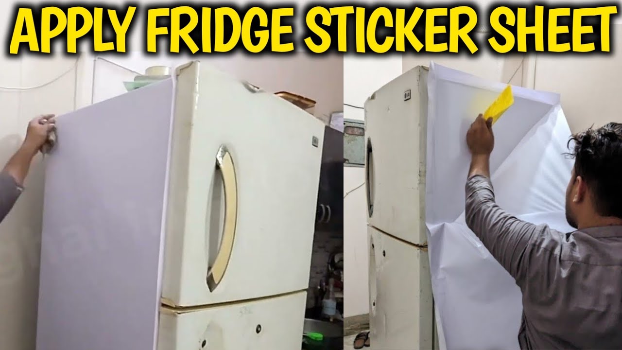 fridge-per-sheet-lagany-ka-tarika-or-kharcha-easy-diy-sticker