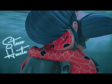 //AMV// Miraculous Ladybug and Chat Noir - Stereo Hearts (English+Lyrics)