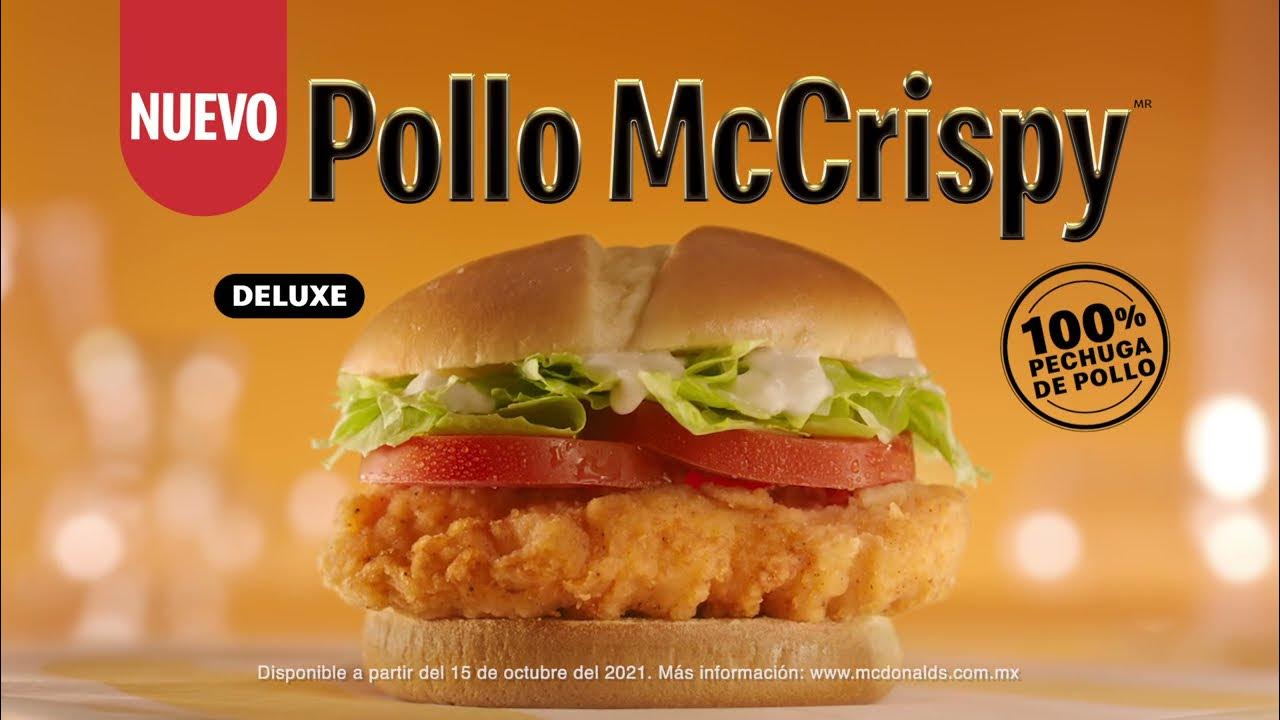 Nuevo Pollo McCrispy Deluxe de McDonald's - YouTube
