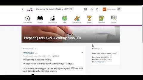 Preparing for Level 3 Writing on Learn with NALA