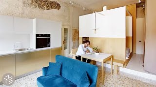 NEVER TOO SMALL: 15th Century Small Apartment Redesign Italy  36sqm/387sqft