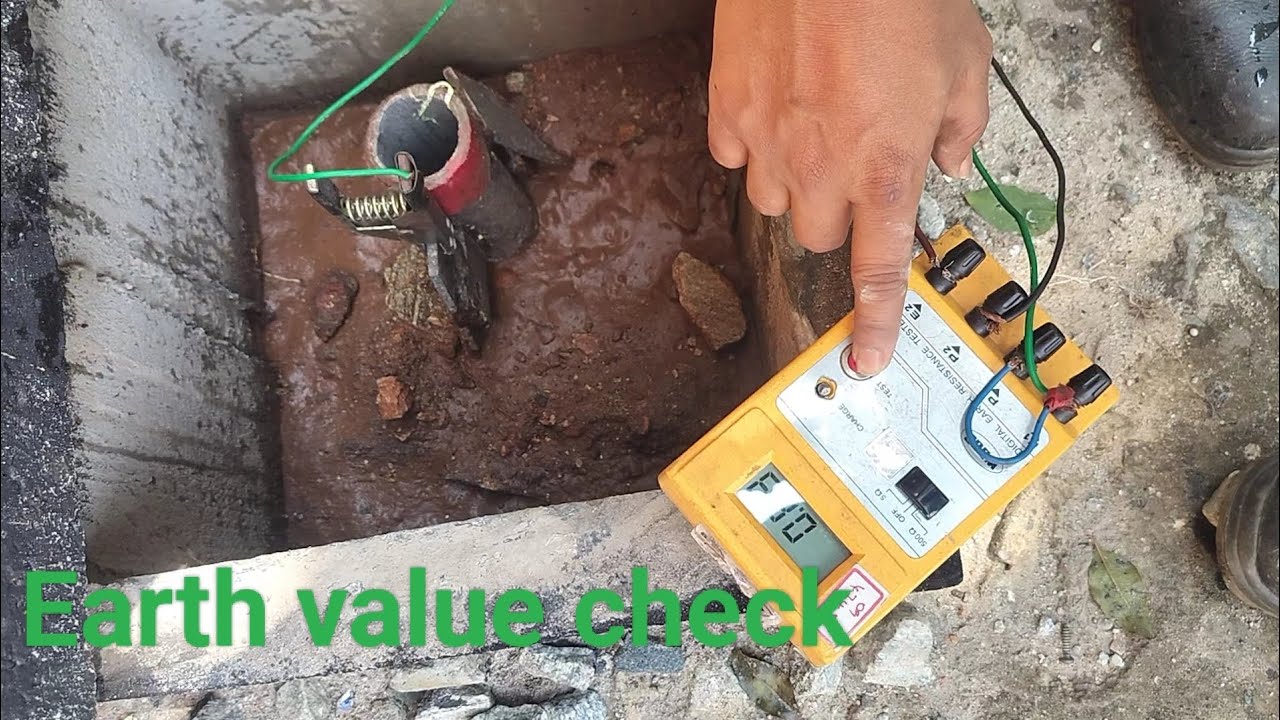 digital earth tester se earth-pit ka resistance test kaise kare || earth-pitresistance test hindi