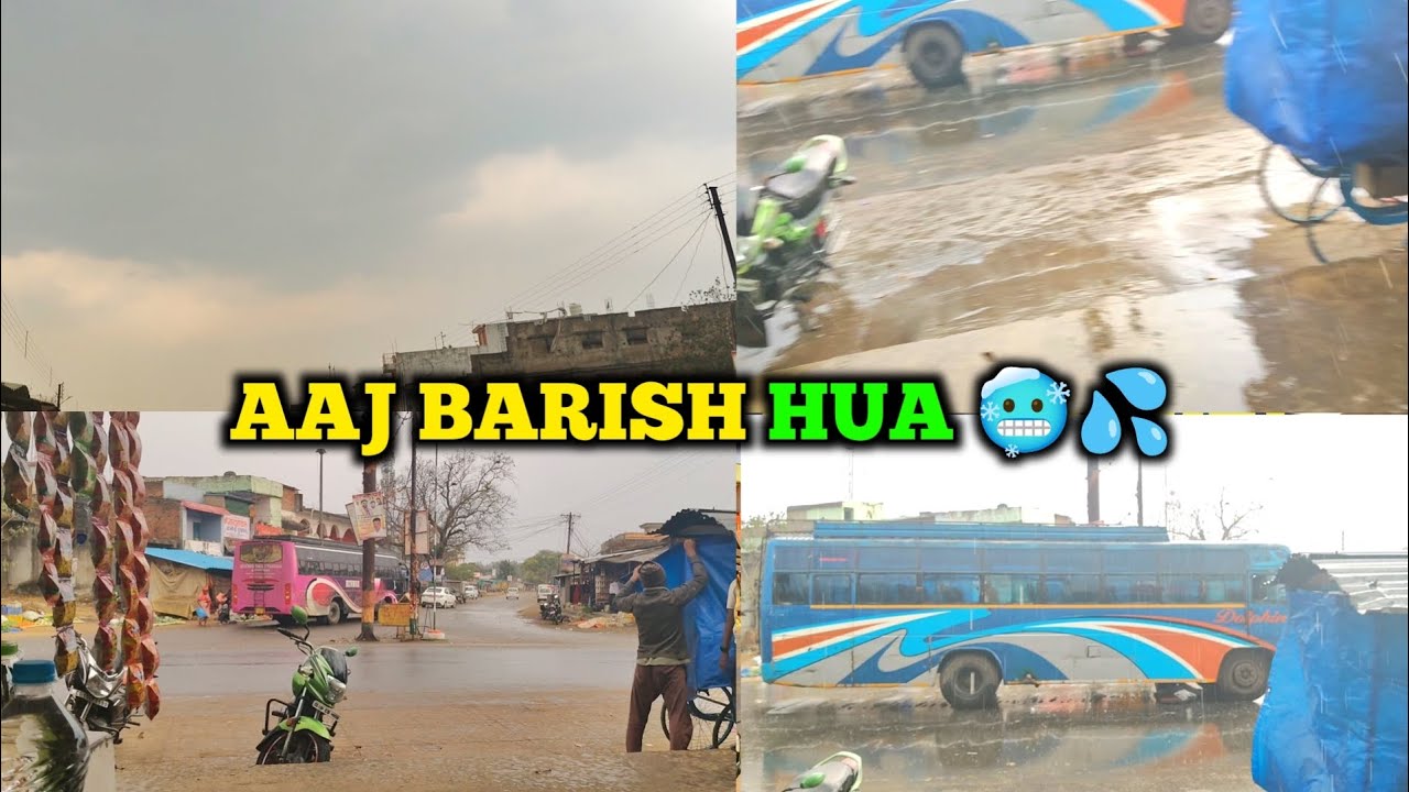 Aaj 🥶 Bahut Din Ke 💦 Bad Barish Hua 