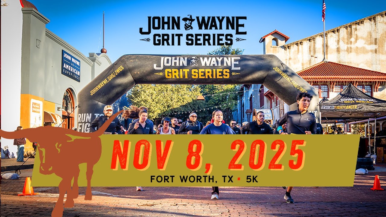 John Wayne Grit Series - Fort Worth Stockyards, TX 5K 2024 (1 min)