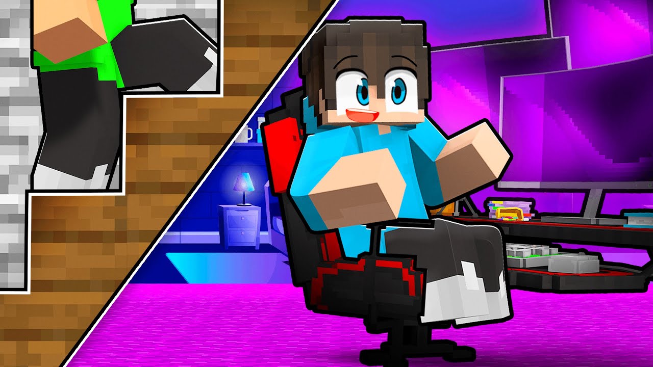 I Built a SECRET YOUTUBER ROOM to Hide from My Friend!