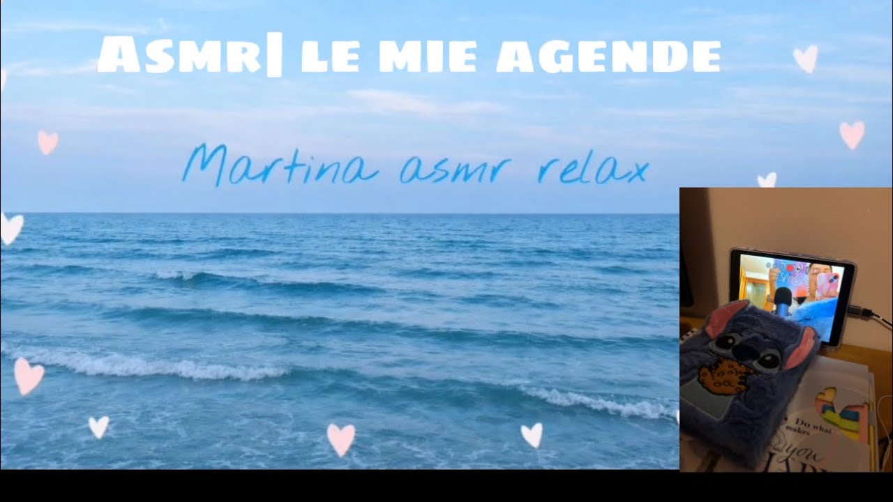 ASMR| Vi mostro le mie agende ✨🫶🏻