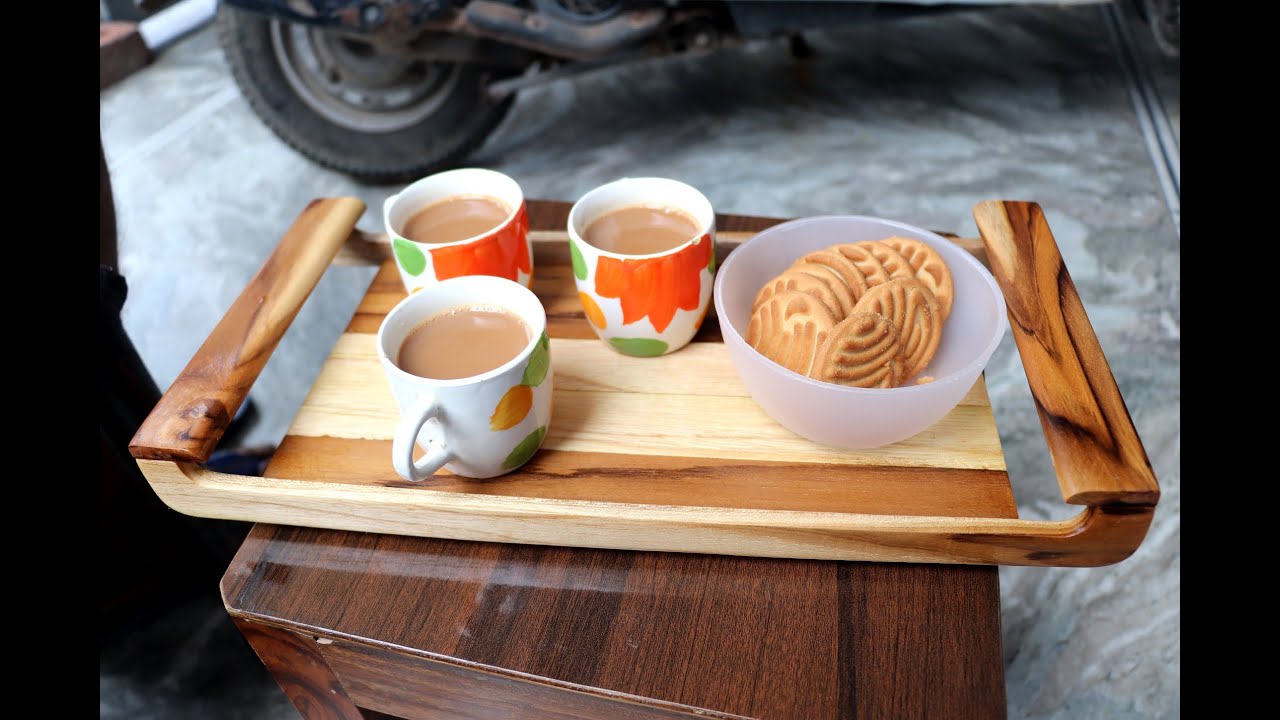 Wooden Tray || लकड़ी की ट्रे || wood carving ||sagwan wood || how to make wood tray || #woodcarving
