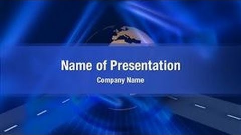 Global Transport PowerPoint Video Template Backgrounds - DigitalOfficePro #01190V