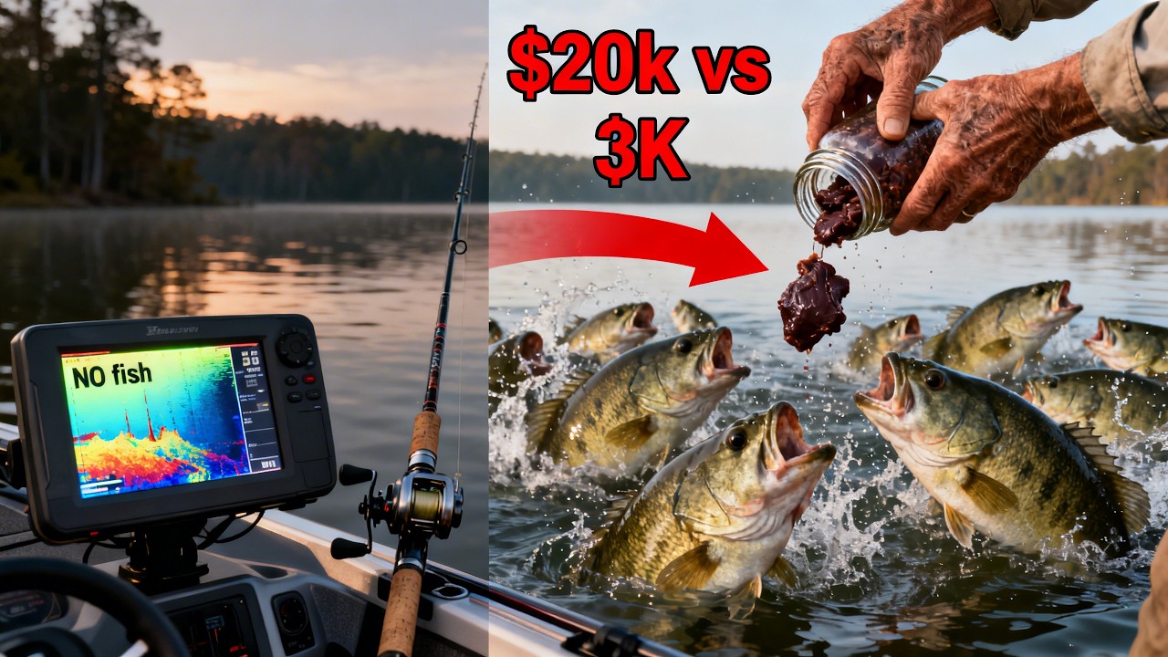 Этот 80-летний рыбак, используя трюк за 3 доллара, переловил рыбу с помощью моего дорогого снаряж...