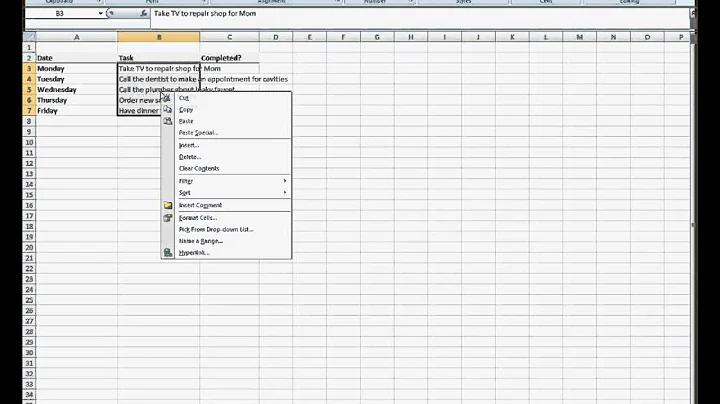 How to make text wrap in Microsoft Excel 2007