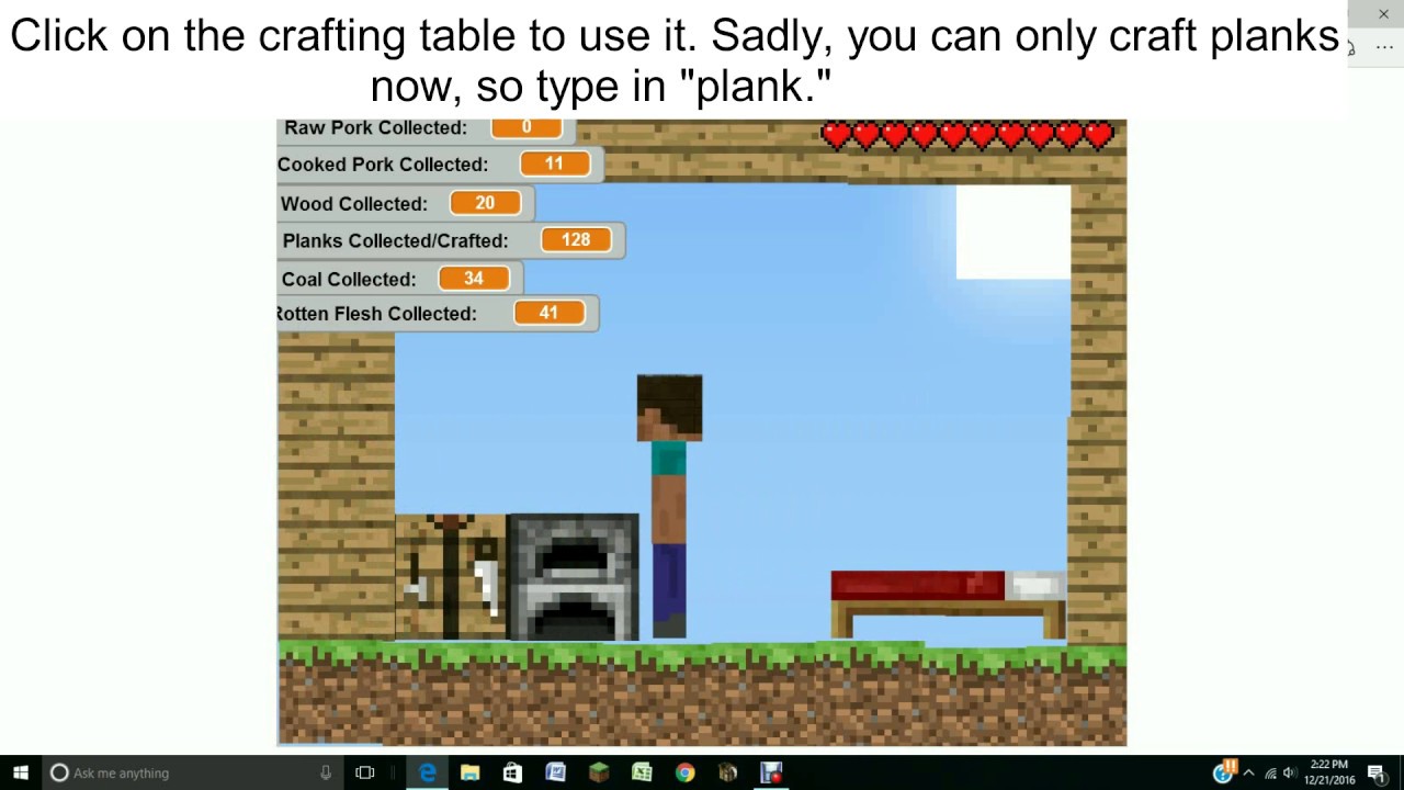 How To Play 2d Minecraft On Scratch Youtube