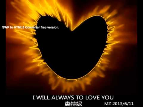 惠特妮  I Will Always to love you 2)
