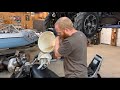 Installing pistons and cleaning carbs in my old Honda Shadow