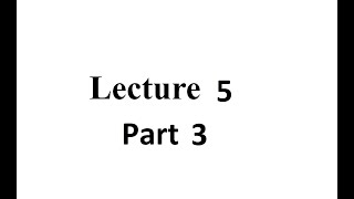 Convolution and correlation: Lecture 5 Part 3